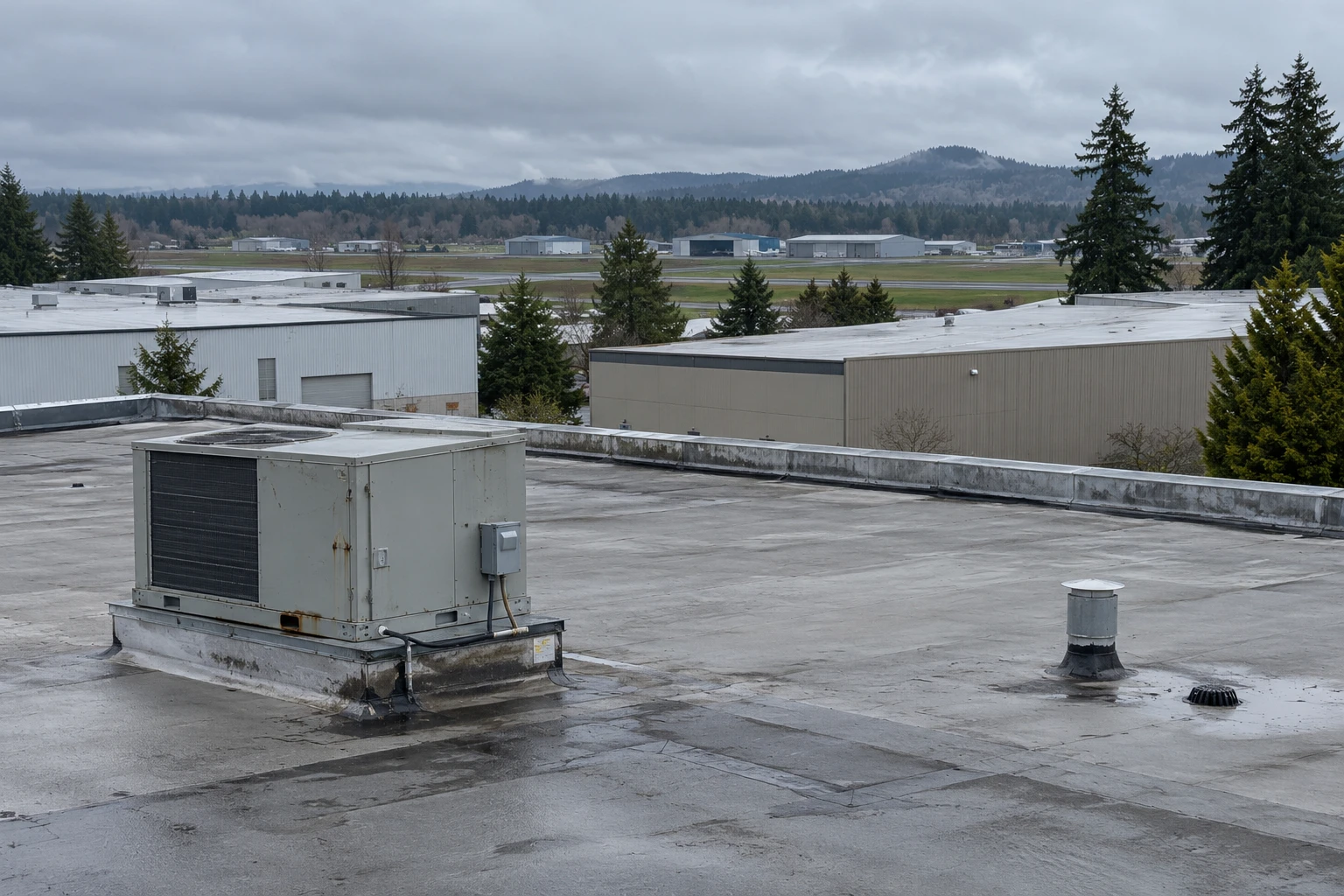 Commercial Roofing in the Airport Industrial Area, Bellingham, WA Commercial Roofing in the Airport Industrial Area, Bellingham, WA